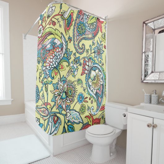 Paisley seamless pattern based on the traditional duschvorhang (Beispiel)