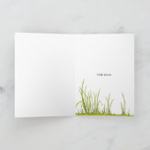 Paisley snail toadstool ladybug Hallo Freund Karte (Innenseite)