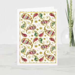 Paisley Solstice Feiertagskarte