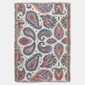 Paisley Stolz Decke (Vorderseite Vertikal)