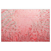 Paisley Textile | Rosa grüne Stoffe Print (Yard (91,4 cm))