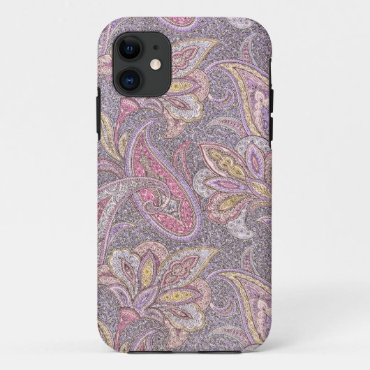 Paisley- und Blumenmuster Case-Mate iPhone Hülle (Rückseite)