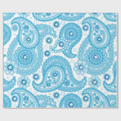 Paisley und Diamanten Geschenkpapier (Flach)