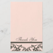 Paisley und Floral Vielen Dank Karten (Vorderseite)