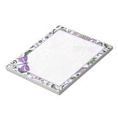 Paisley und Libelle Notizblock (Rotiert)