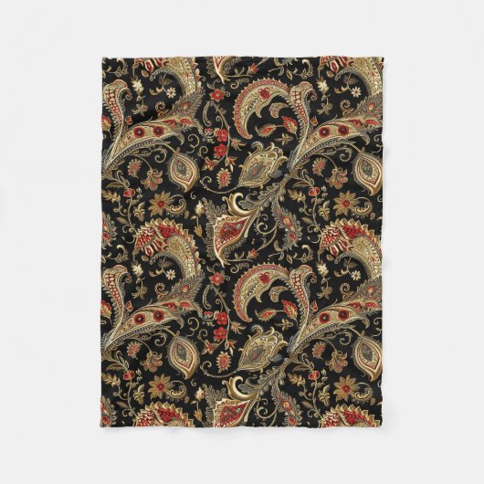 Paisley, Viktorianisch, Gothic, Fleecedecke (Vorderseite)