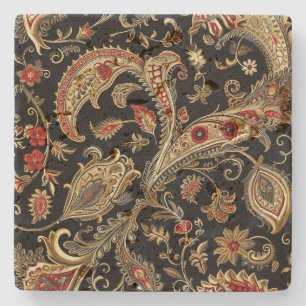 Paisley, Viktorianisch, Gothic, Steinuntersetzer