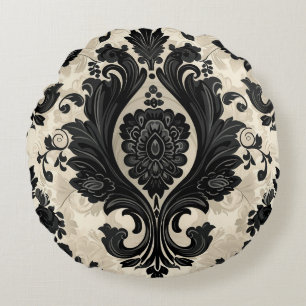Paisley, Viktorianisch, Gotik Rundes Kissen