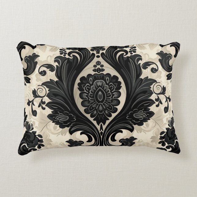 Paisley, Viktorianisch, gotisch Dekokissen (Vorderseite)