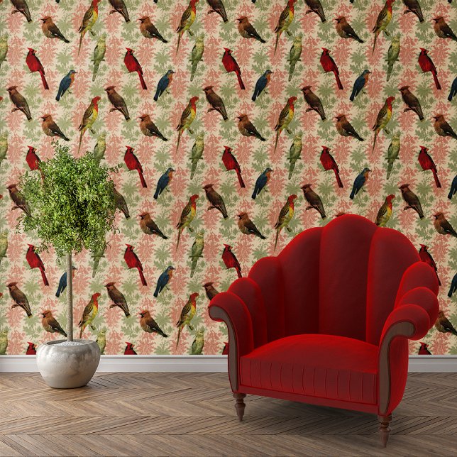 Paisley Vintag Birds Tapete (Von Creator hochgeladen)