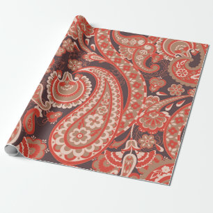 Paisley Vintage nahtlose Muster. Fantastische Blum Geschenkpapier
