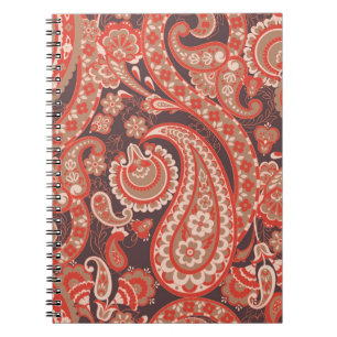 Paisley Vintage nahtlose Muster. Fantastische Blum Notizblock