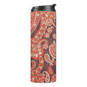 Paisley Vintage nahtlose Muster. Fantastische Blum Thermosbecher (Nach links gedreht)
