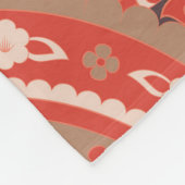 Paisley vintage seamless pattern. Fantastic flower Fleecedecke (Ecke)