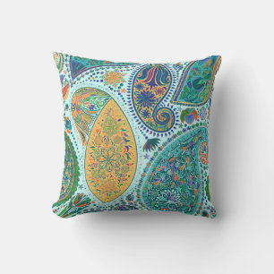 Paisley Vintages Blumenmotiv ethnisch nahtlos back Kissen