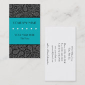 Paisley Visitenkarte (Vorne/Hinten)