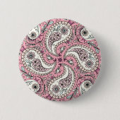 Paisley-Vögel in Babyrosa Button (Vorderseite)