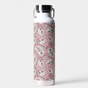 Paisley-Vögel in Babyrosa Trinkflasche