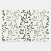 Paisley Waltz Silhouettes Minimalist Botanicals Geschenkpapier Set (Vorderseite 2)