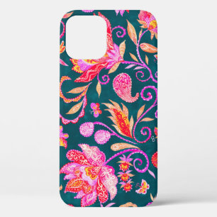 Paisley-Wasserfarbe-Blumenmuster-Fliese Case-Mate iPhone Hülle