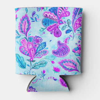 Paisley Watercolor: Floral Orientales Tile Dosenkühler