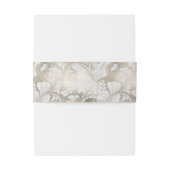 Paisley Wedding Champagne ID767 Einladungsbanderole (Rückseitenbeispiel)