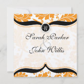 Paisley Wedite Einladung (Rückseite)