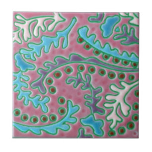 Paisley-Wiedergabe-Antiken-Fliese des Inder-IP045 Fliese