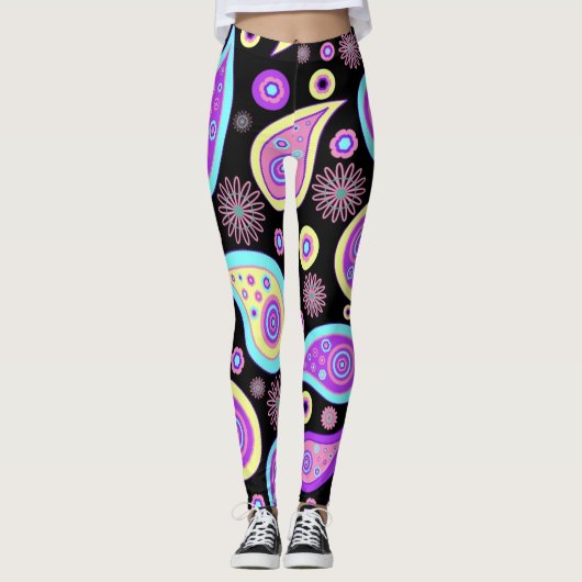 Paisley Women's Leggings (Vorderseite)
