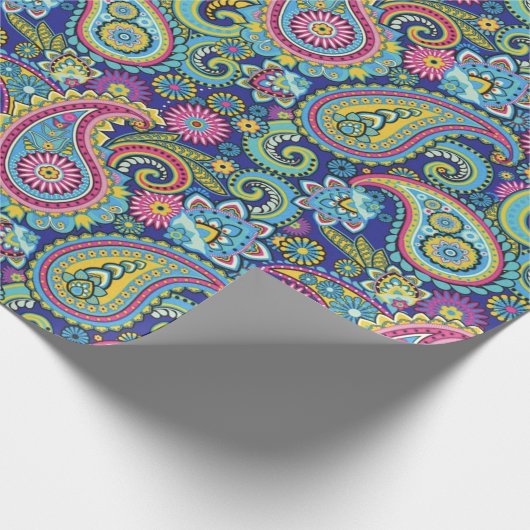 Paisley-Wrapping Geschenkpapier (Ecke)