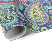 Paisley-Wrapping Geschenkpapier (Rolleneckpunkt)
