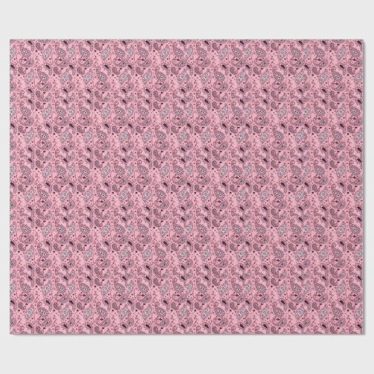 Paisley Wrapping Paper Geschenkpapier (Flach)