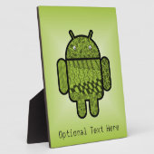 Paisley-Zeichen für den Android™-Roboter Fotoplatte (Seite)