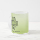 Paisley-Zeichen für den Android™-Roboter Mattglastasse (Vorderseite Links)