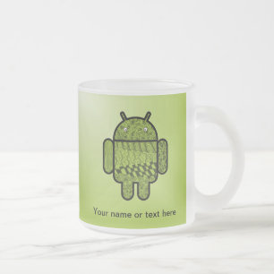 Paisley-Zeichen für den Android™-Roboter Mattglastasse