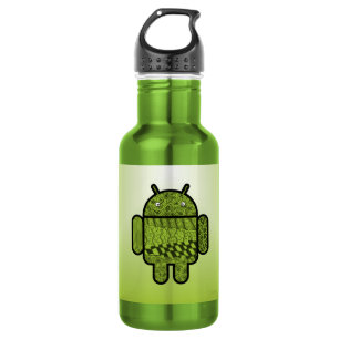 Paisley-Zeichen für den Android™-Roboter Trinkflasche