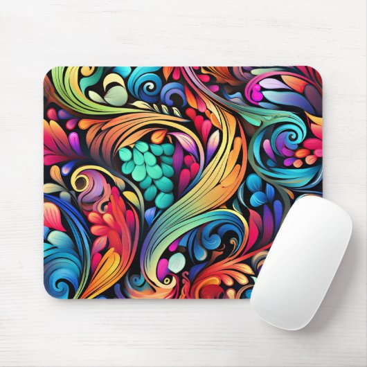 Paisley-Ziermuster Mousepad (Mit Mouse)