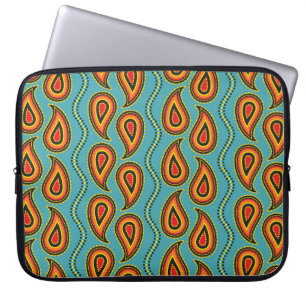 Paisley Ziertextur: Indische Eleganz. Laptopschutzhülle