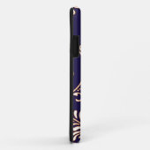 Paisleygirly Blumenhennastrauchmuster des Damastes Case-Mate iPhone Hülle (Hinten/Rechts)