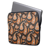 Paisleymuster Laptopschutzhülle (Vorderseite Links)
