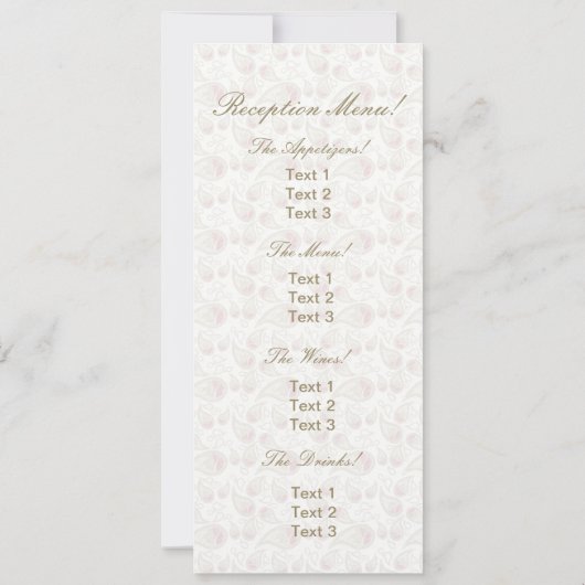 PaisleyOfBliss - Einladungskarte, Einladung (Rückseite)