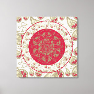 PaisleyOfBliss - überzogene Canvas Leinwanddruck