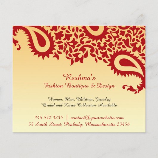 Paisleys Elegant Flyer (Hinten)