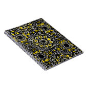 Paisleys eleganter, blumengeschmückter Vintager Hi Notizblock (Rechte Seite)