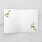 Paisleys Garten - Maßgeschneidert Karte (Innenseite)