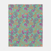 Paisleys Pattern Fleecedecke (Vorderseite)