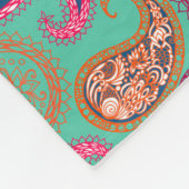 Paisleys Pattern Fleecedecke (Ecke)