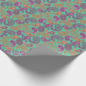 Paisleys Pattern Geschenkpapier (Ecke)