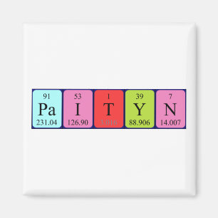 Paityn Periodenmagnet Magnet