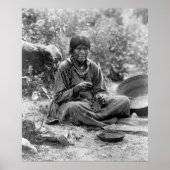 Paiute Basket Maker: 1902 Poster (Vorne)